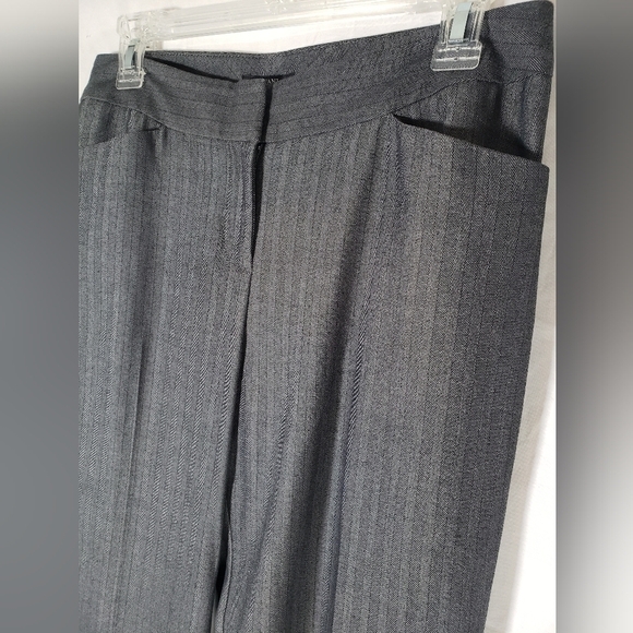 Alfani Gray Petite Trouser Pants Sz 6P - Picture 4 of 12